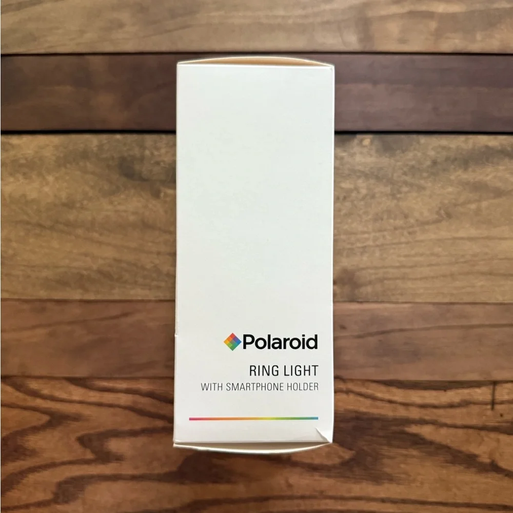 Polaroid Ring Light with Smartphone Holder - White